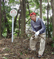 長尾の里山守った人